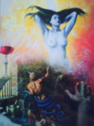 И. Шишов "Погасшая свеча" Холст, масло 70х50